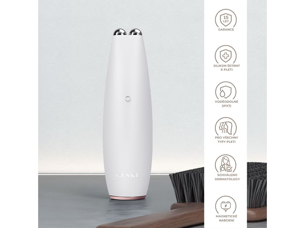 GESKE Masážní přístroj na obličej pro lifting pleti, grey (3)